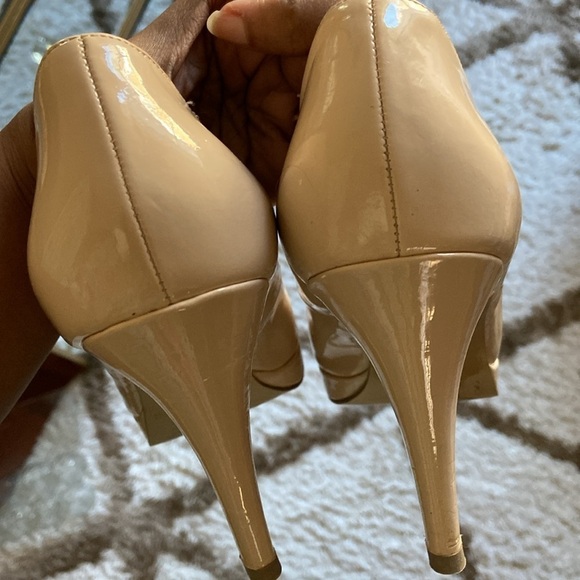 Beige Enzo Angiolini Platform 4’’ High Heels - Picture 6 of 8